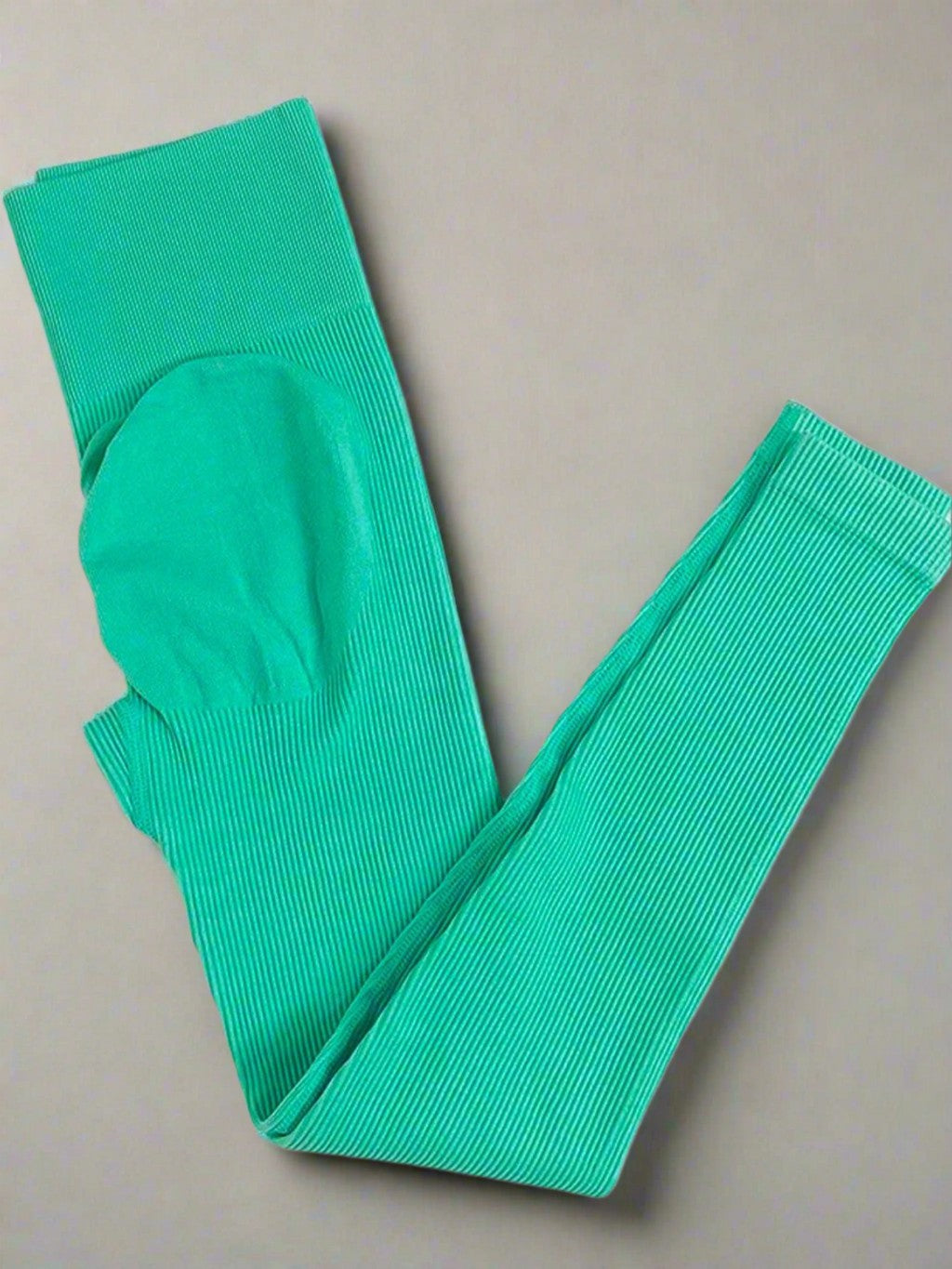 Leggings Acanalado Verde Menta