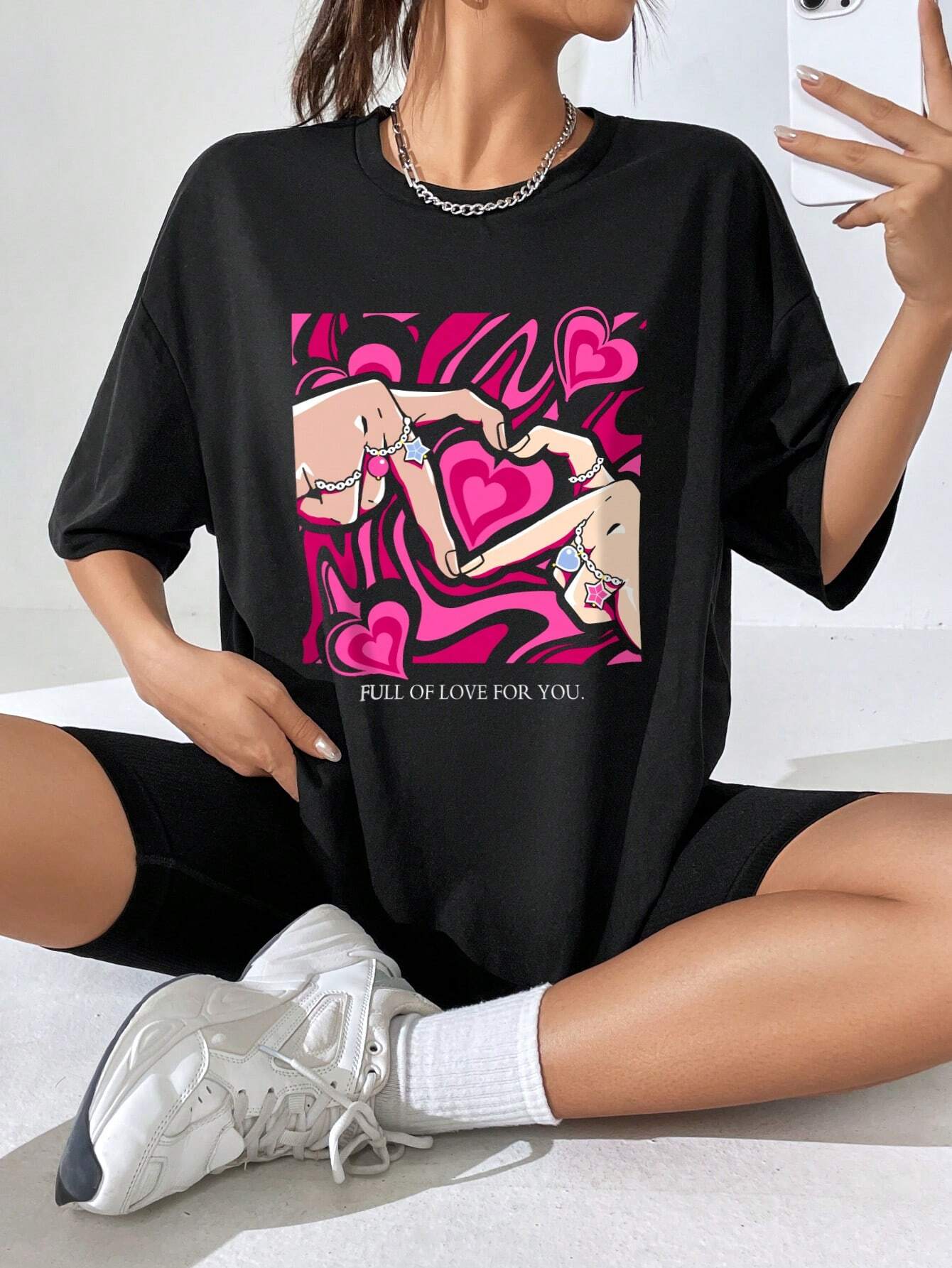 Camiseta Oversize Love
