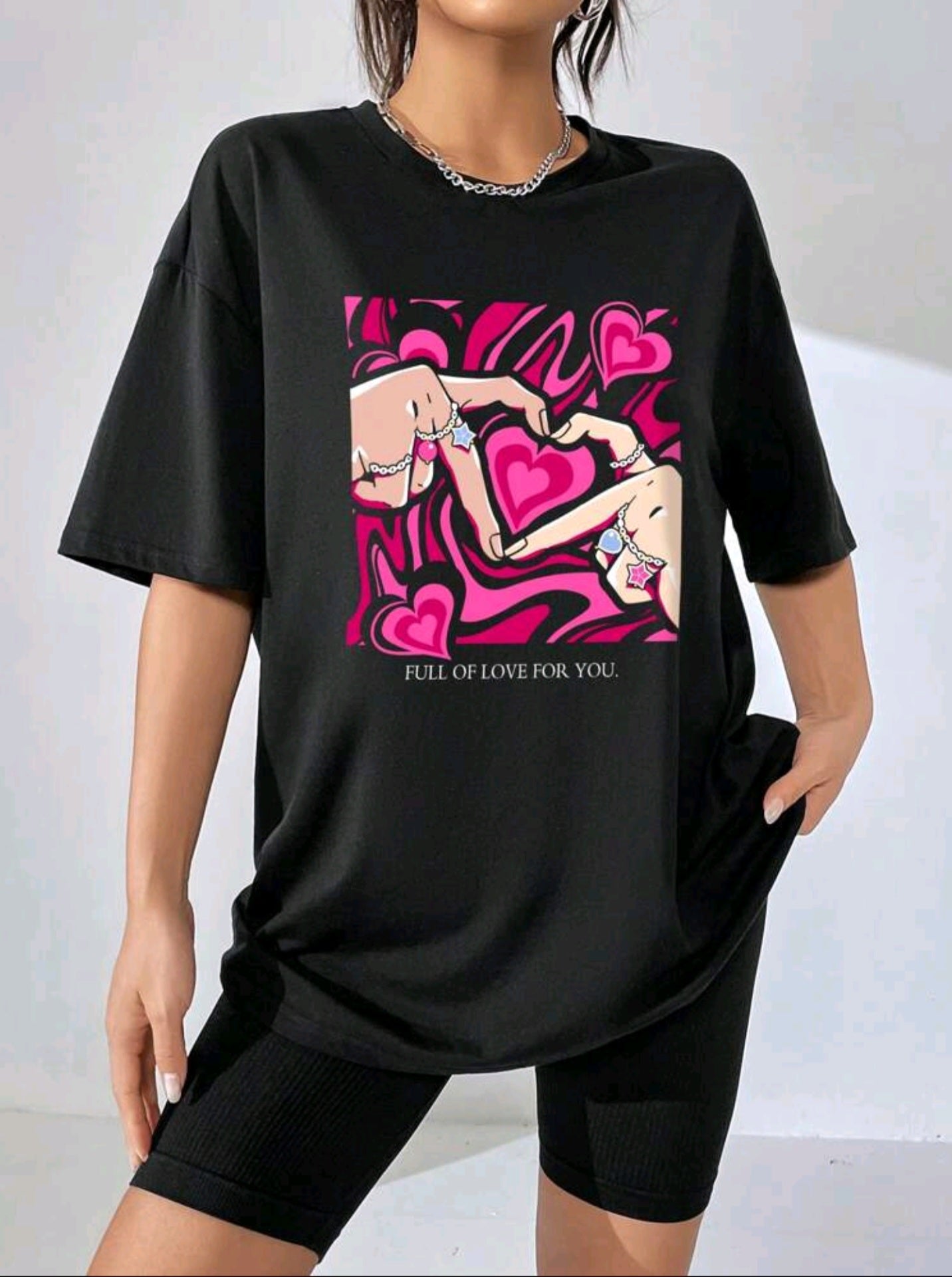 Camiseta Oversize Love