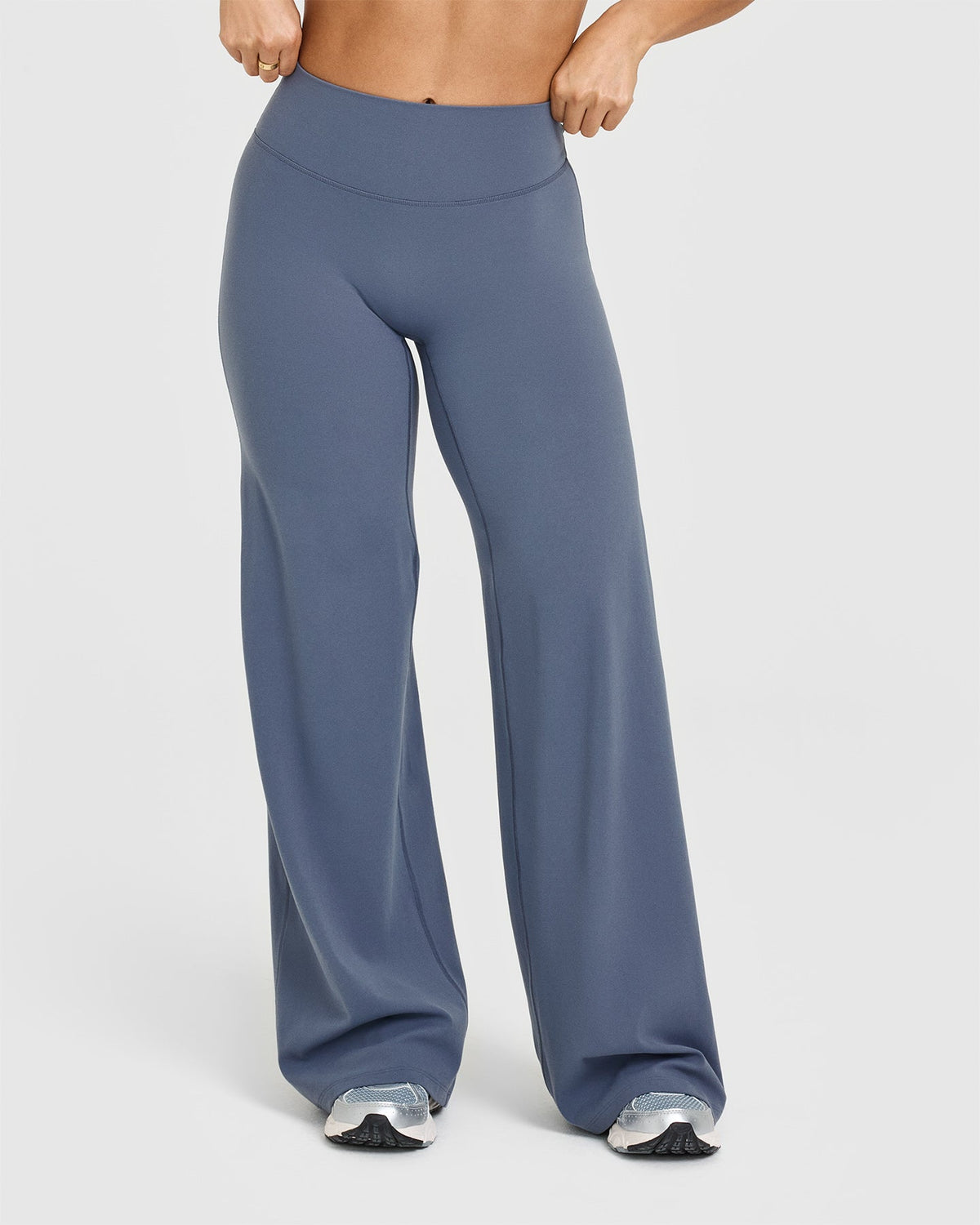 Eclipse Steel Blue Wide Leg Pants