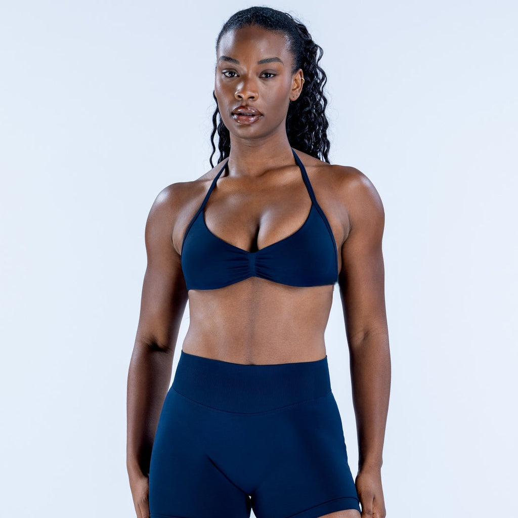 Impact Strappy Top - Navy Blue