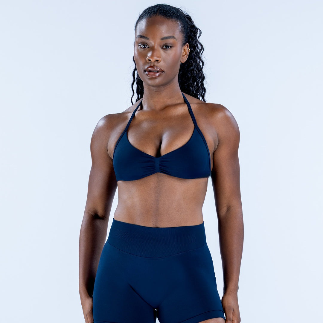 Impact Strappy Top - Navy Blue