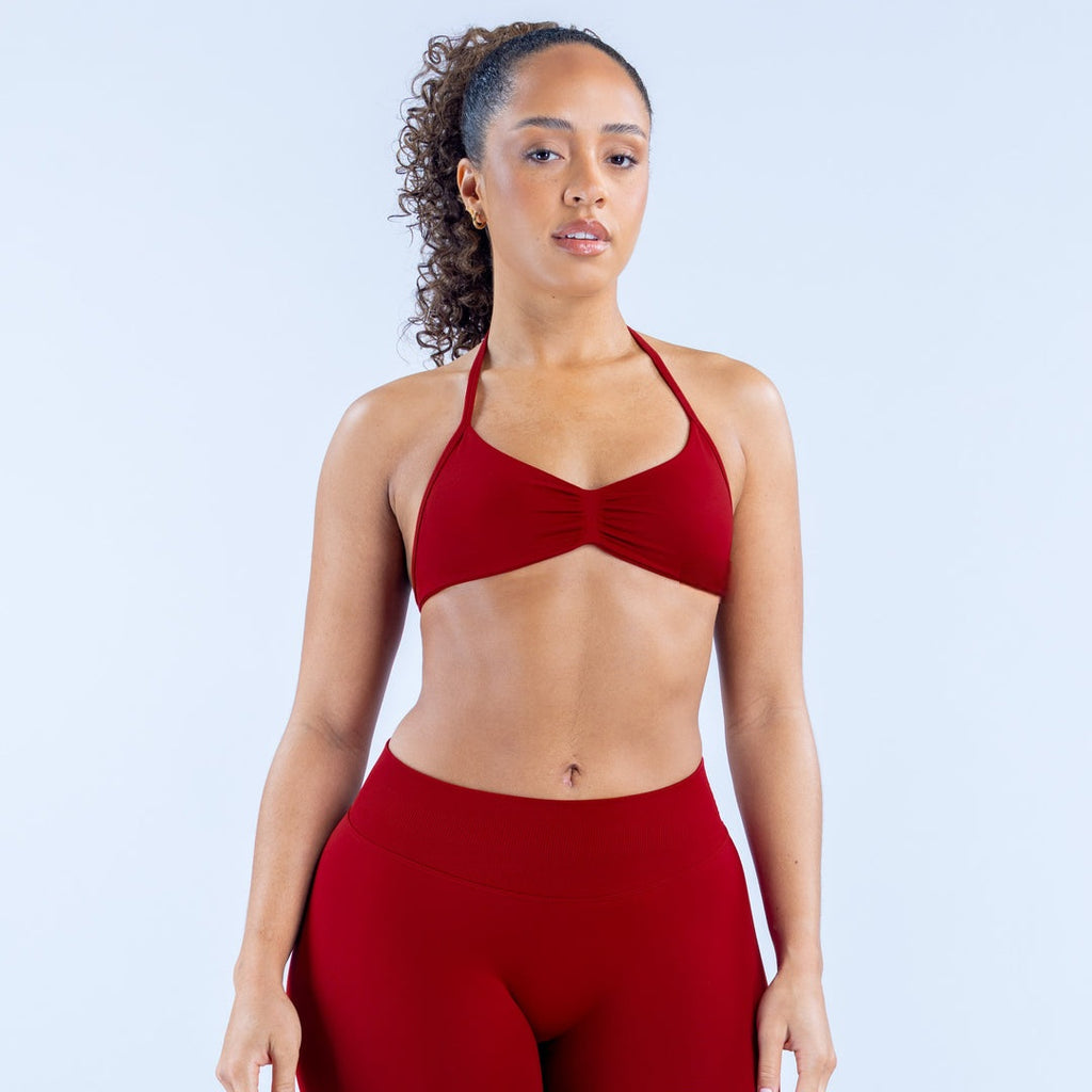 Impact Strappy Top Burgundy