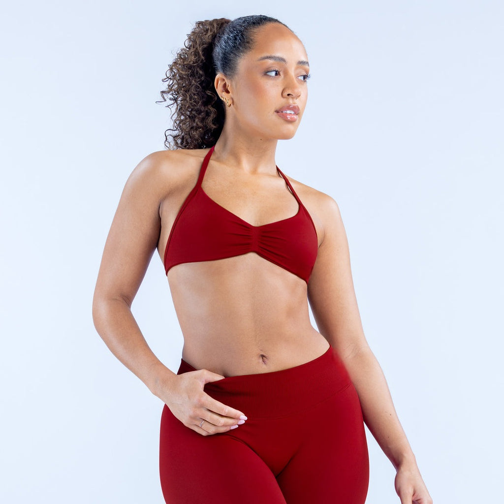 Impact Strappy Top Burgundy