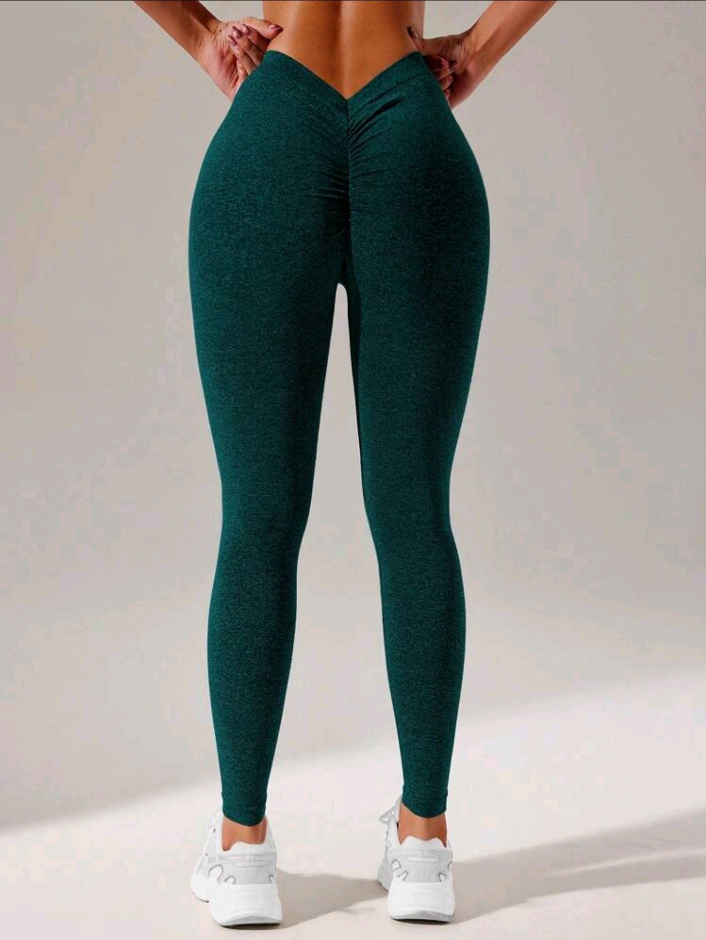 Leggings Deportivos Verde Esmeralda Corte V