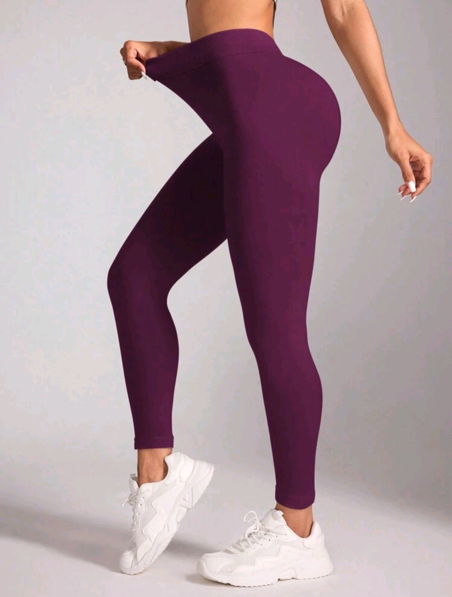 Leggings Deportivos Vino Corte V