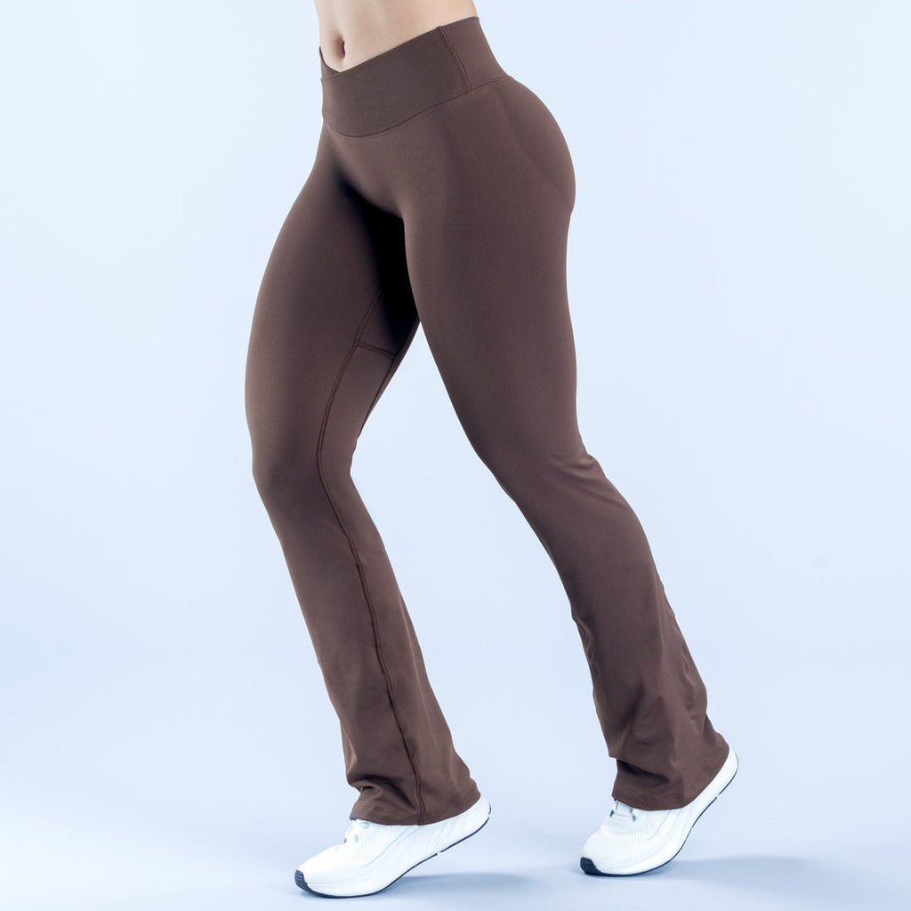 ELEVATE Flare Leggings- Cocoa Fit