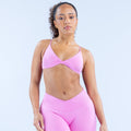 ELEVATE Twist Front Sports Bra - Barbie Power