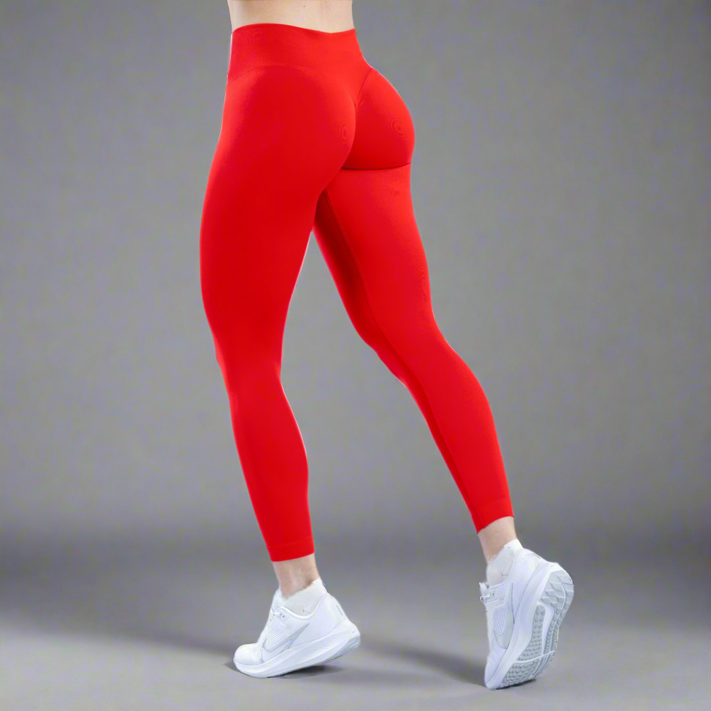 Impact Leggings Cherry Red