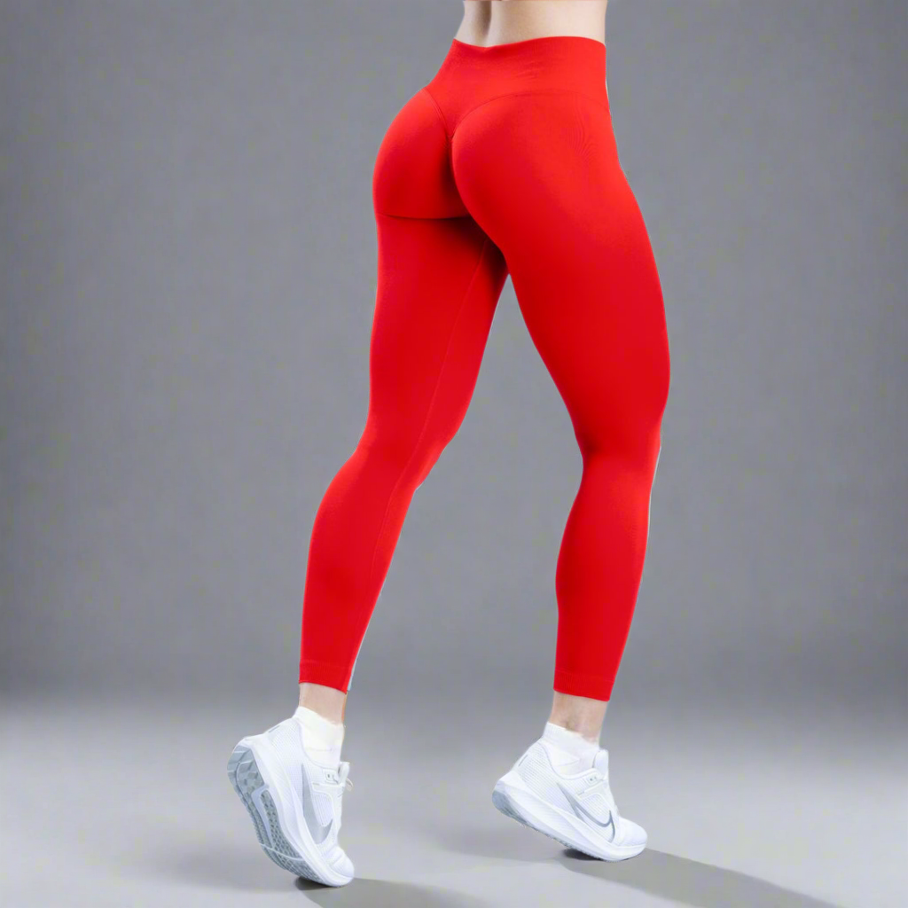 Impact Leggings Cherry Red