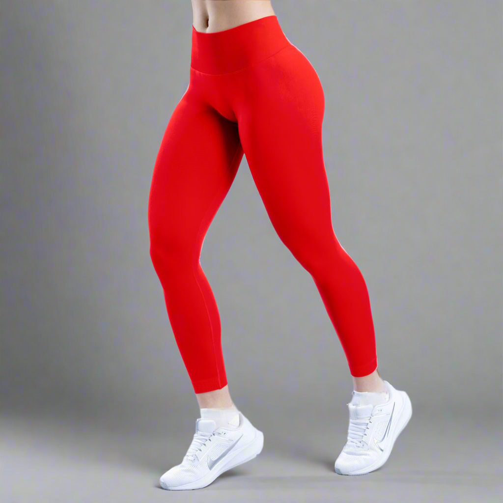 Impact Leggings Cherry Red