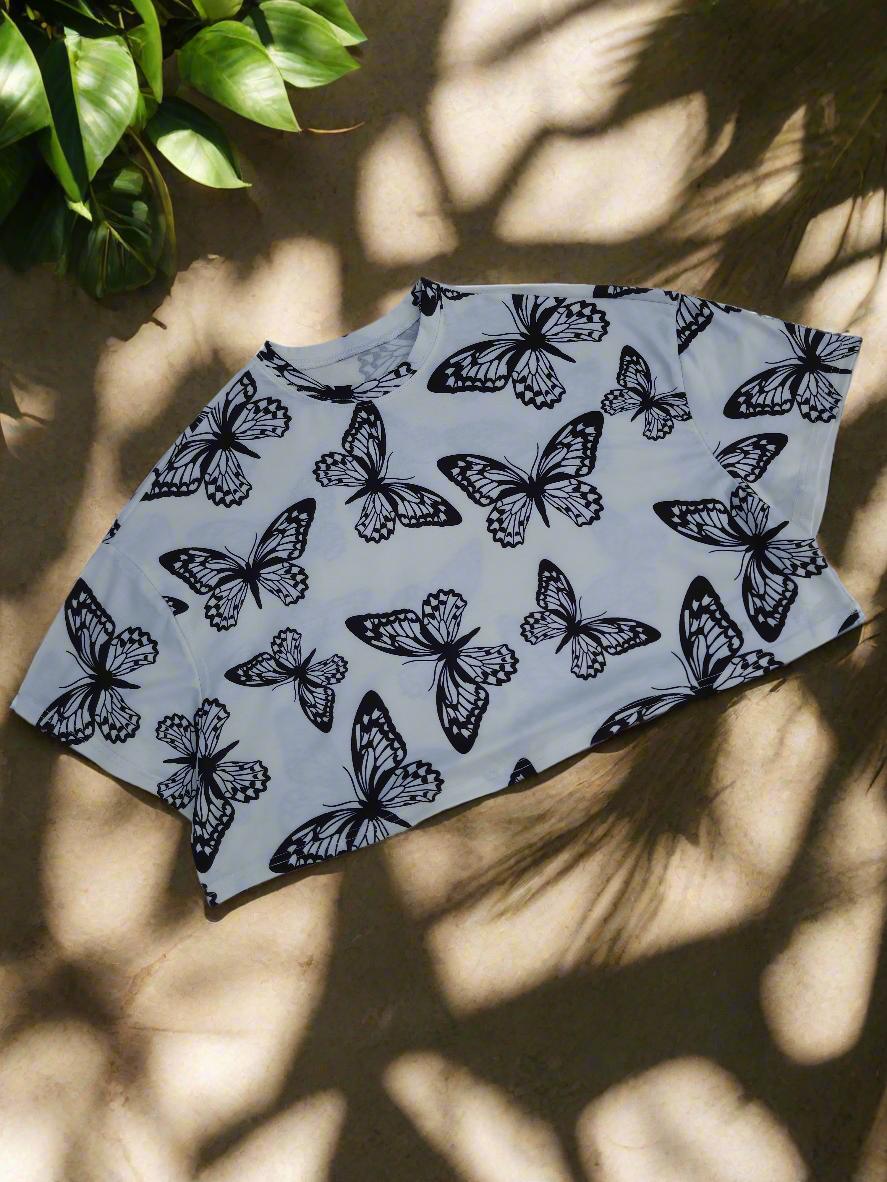 Crop Top Mariposas