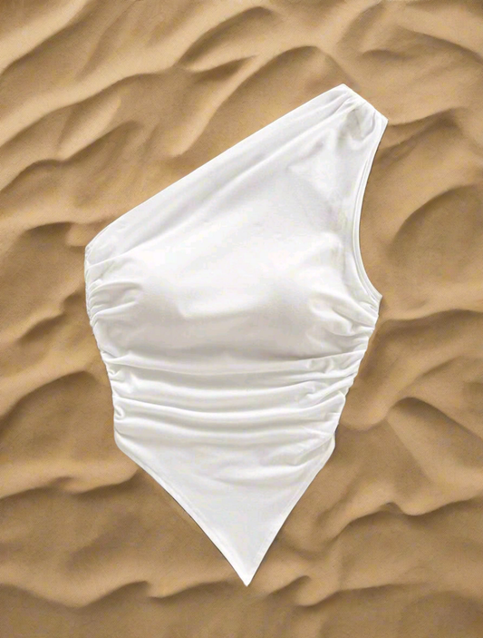 Blusa Asimetrica Blanco