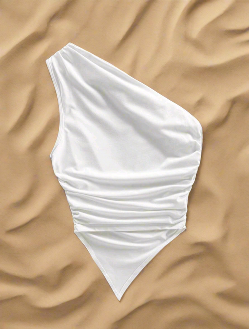Blusa Asimetrica Blanco