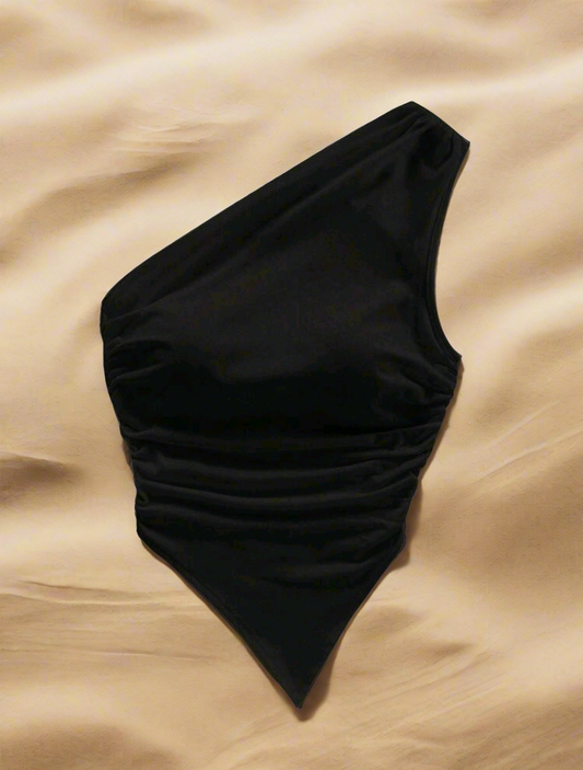 Blusa Asimetrica Negra