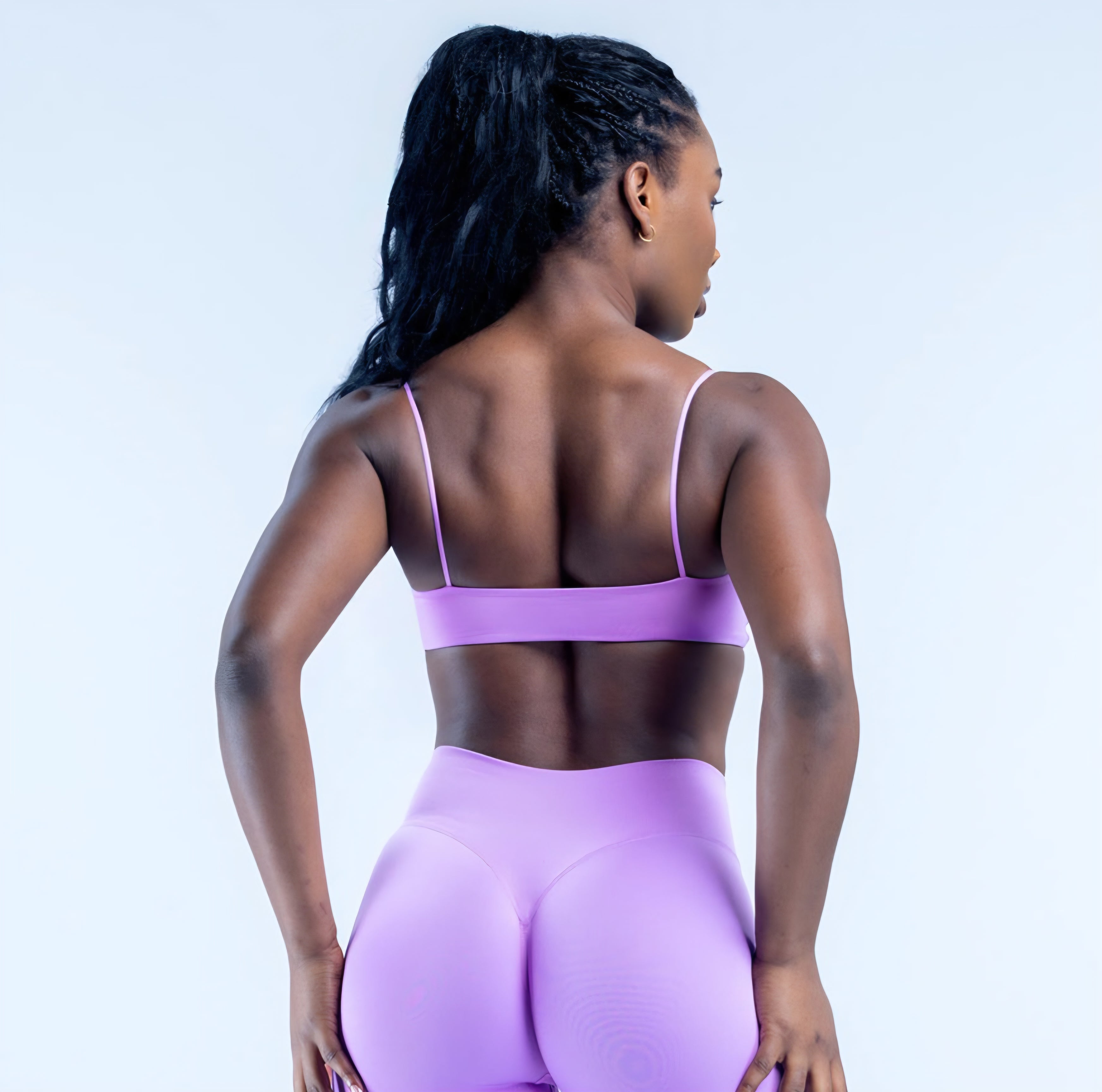 AURA Strappy Bra - Starlight Lilac