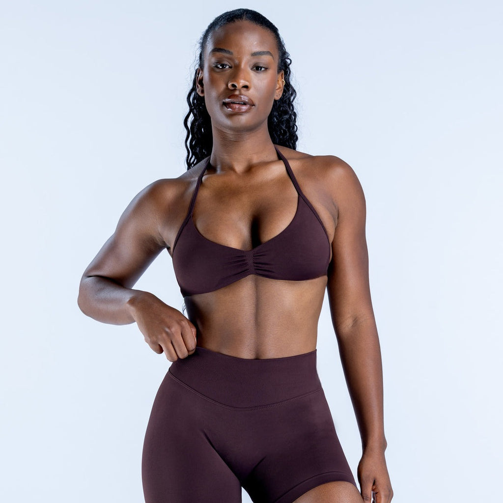 Impact Strappy Top - Chocolate Brown