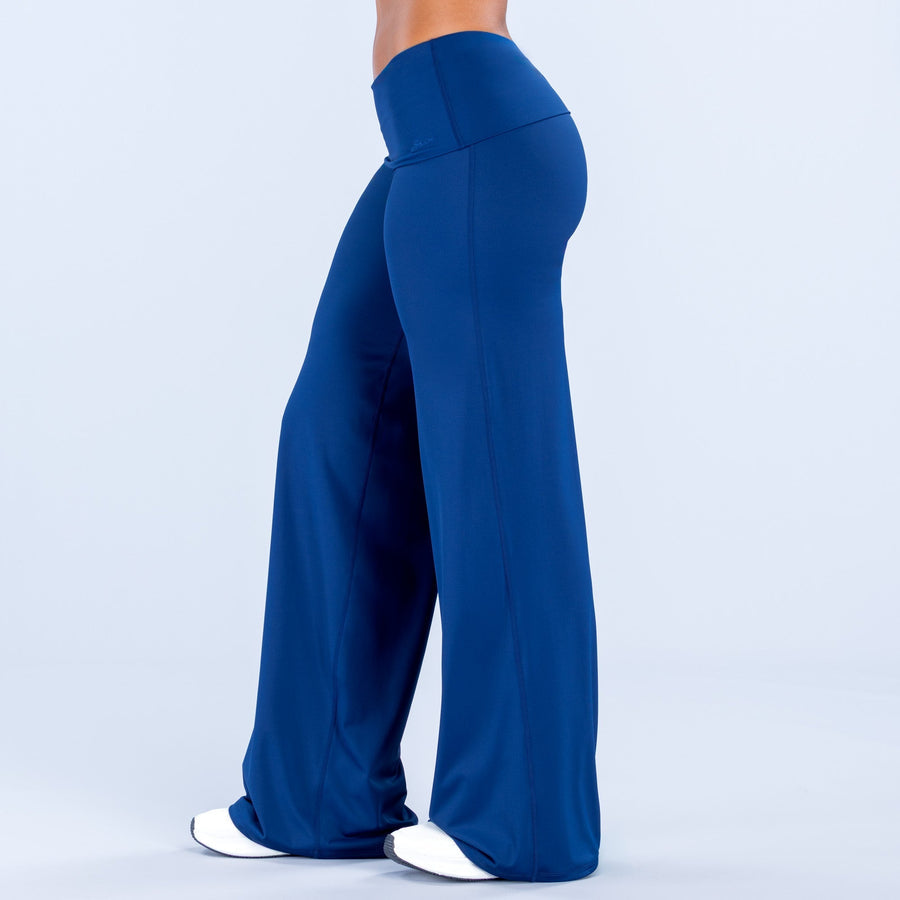 Eclipse Wide Leg Pants  (pletina pegable)- Sapphire