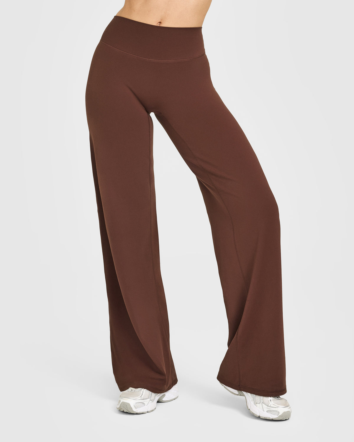 (Copia) Eclipse Wide Leg Pants - Espresso Brown