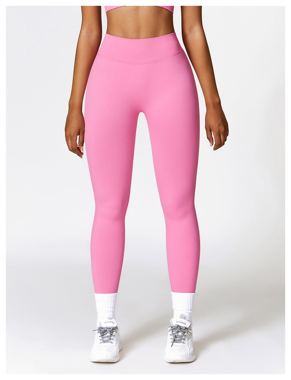 V-Cut Leggings Pink