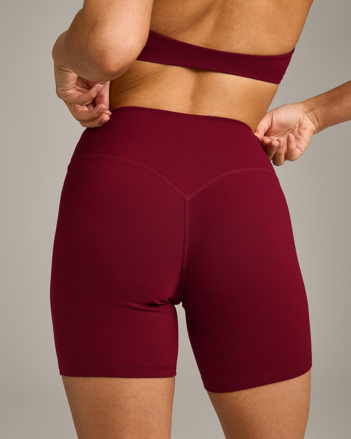 Eclipse Short- Crimson (Sin Scrunch)