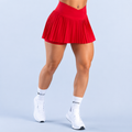 Orbit Tennis Skort - Crimson