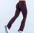 IMPACT Flare Leggings - Chocolate Brown