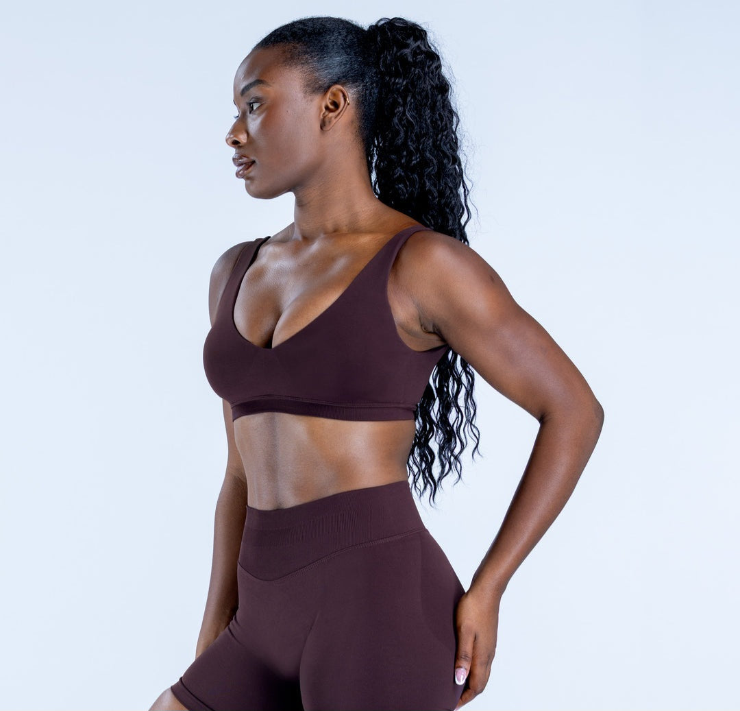 IMPACT Sport Bra - Chocolate Brown