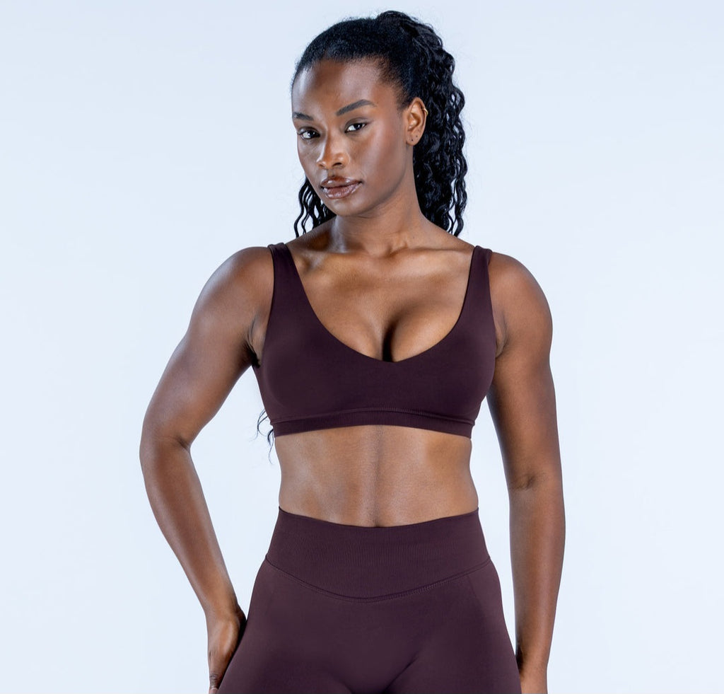 IMPACT Sport Bra - Chocolate Brown