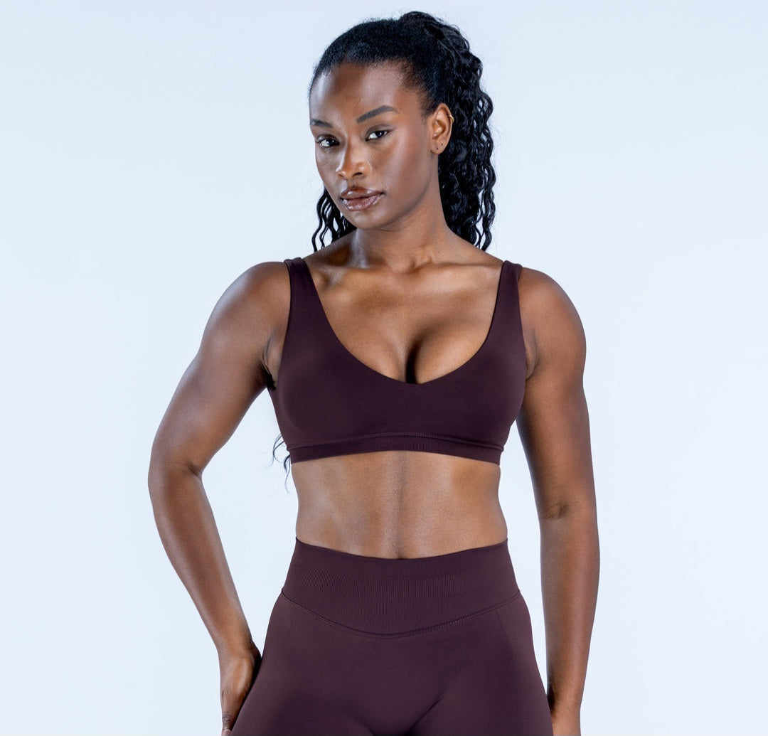 IMPACT Sport Bra - Chocolate Brown