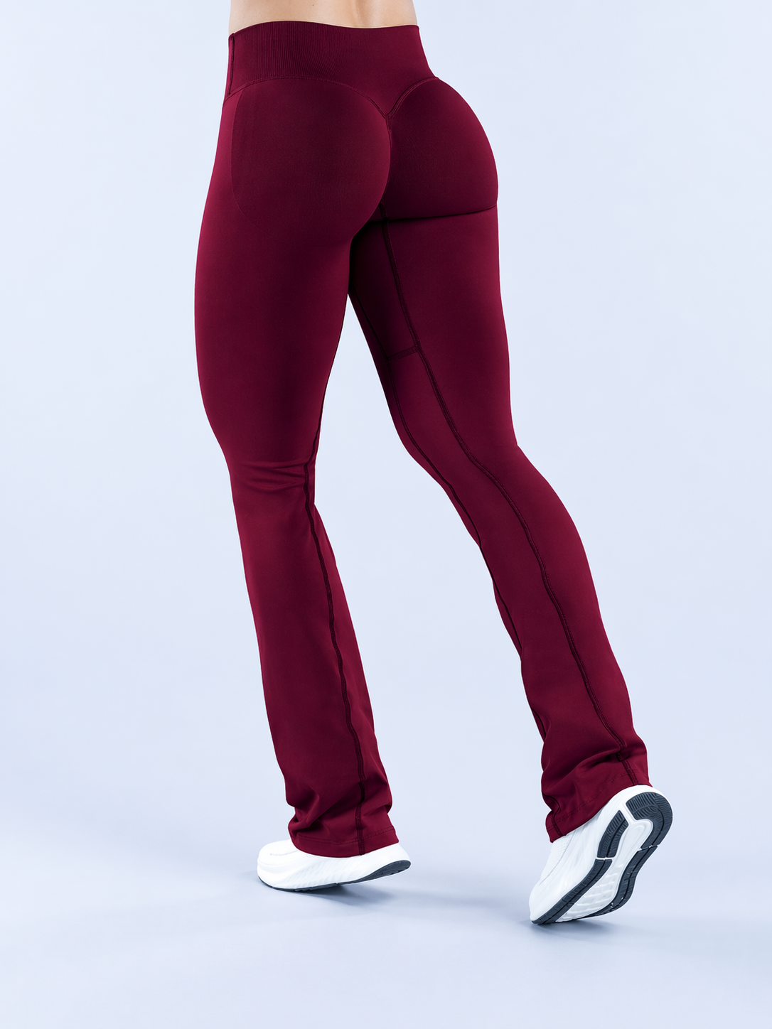 ELEVATE Flare Leggings- Cherry