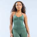 Impact Longline Strappy Top - Sage Green