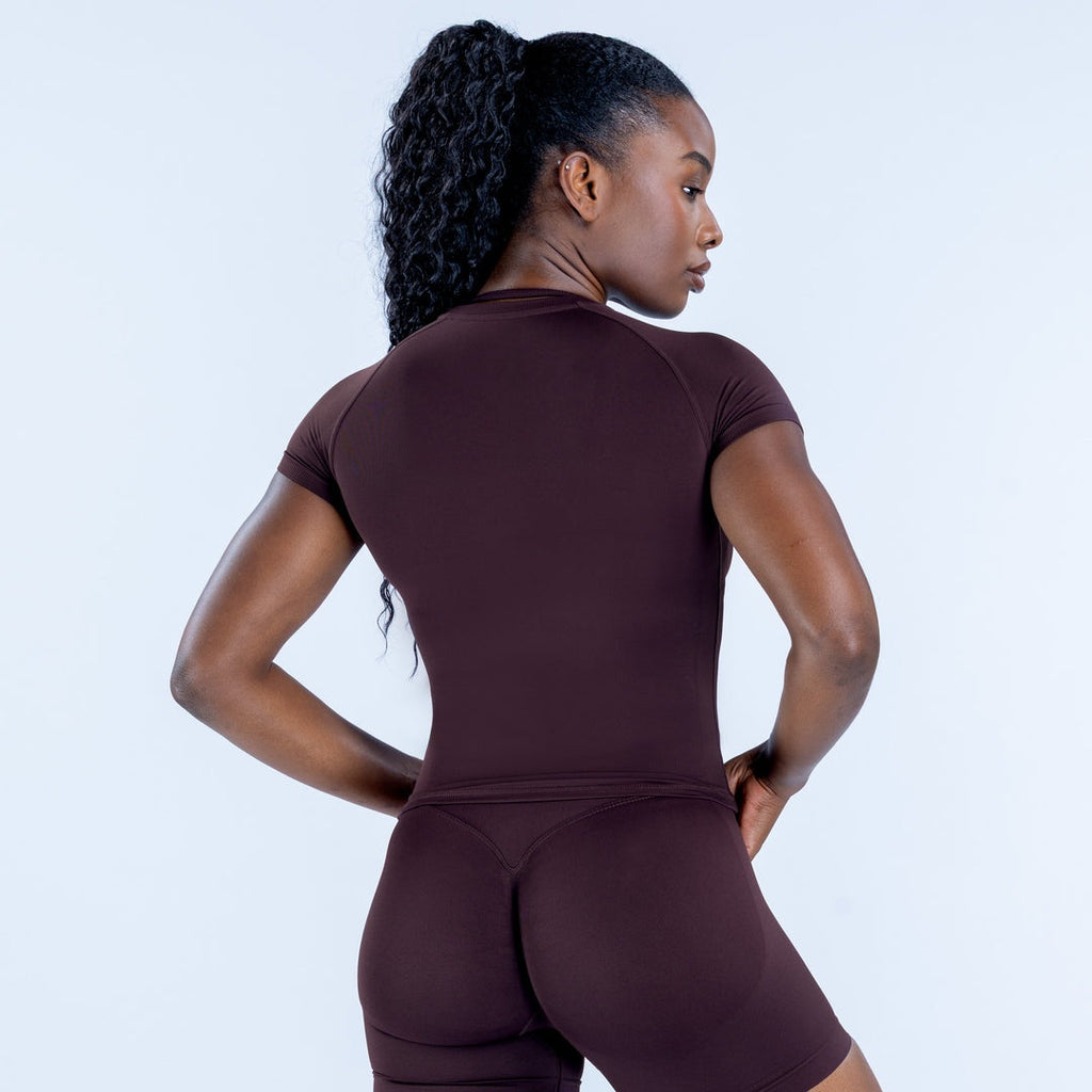 Impact T-shirt - Chocolate Brown