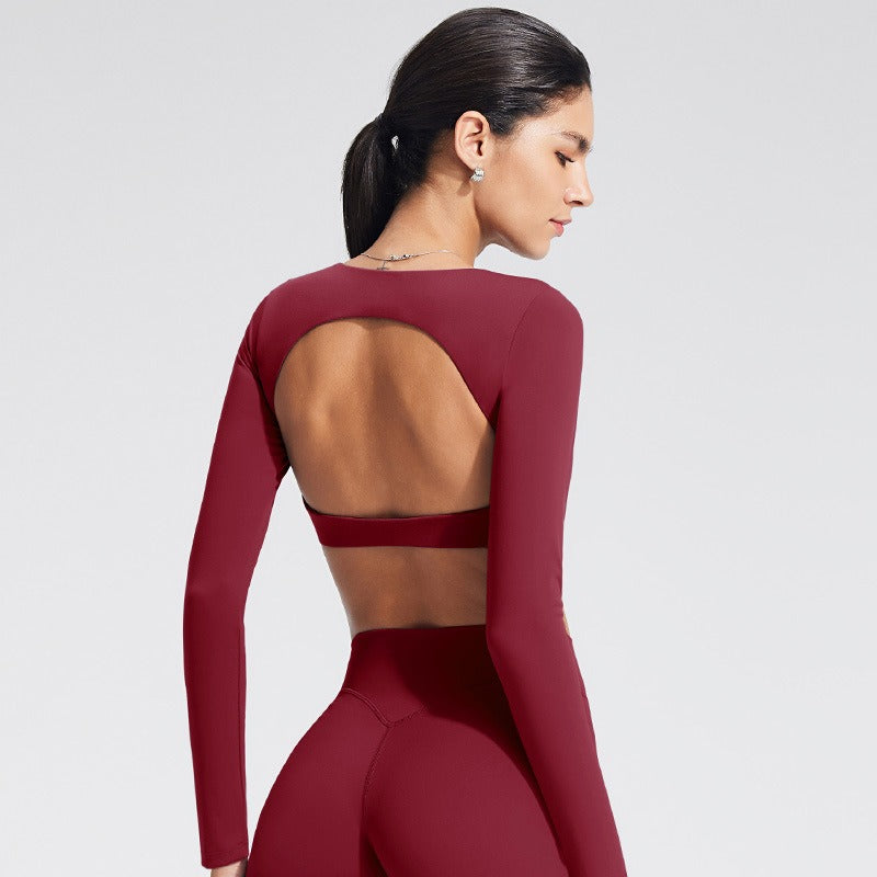Eclipse Top Open Back Crimson
