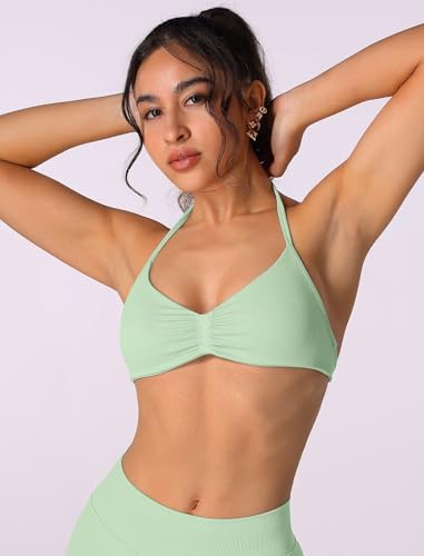 Impact Strappy Top- Celestial Mint