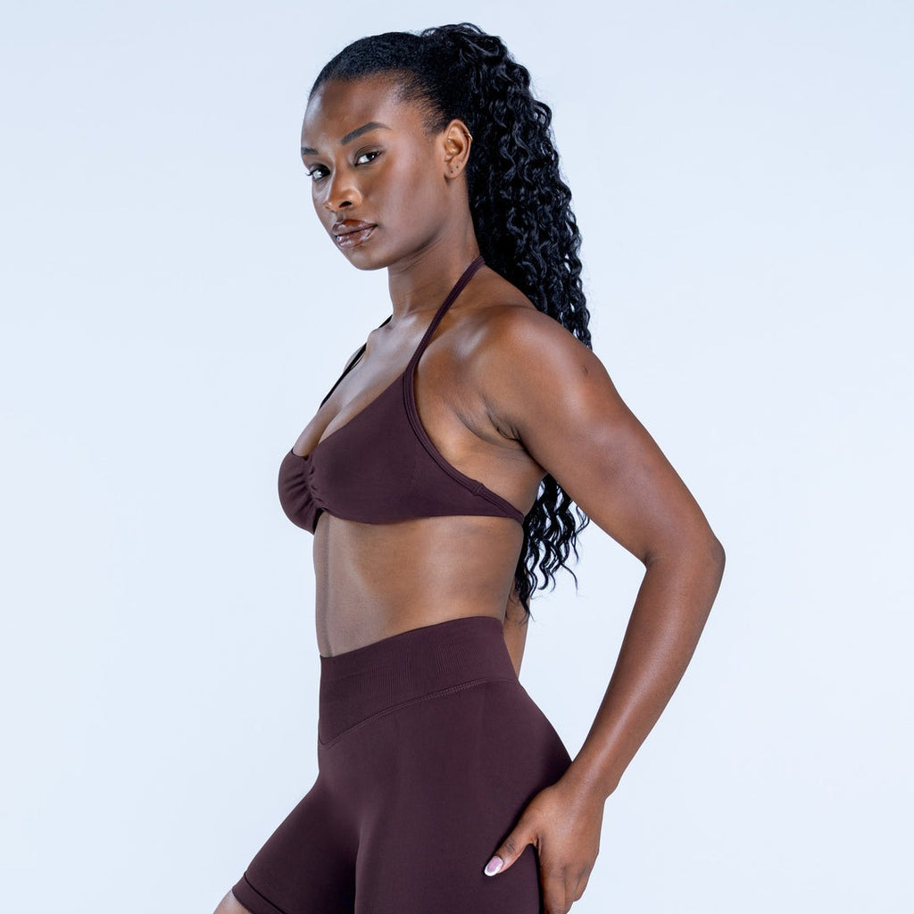 Impact Strappy Top - Chocolate Brown