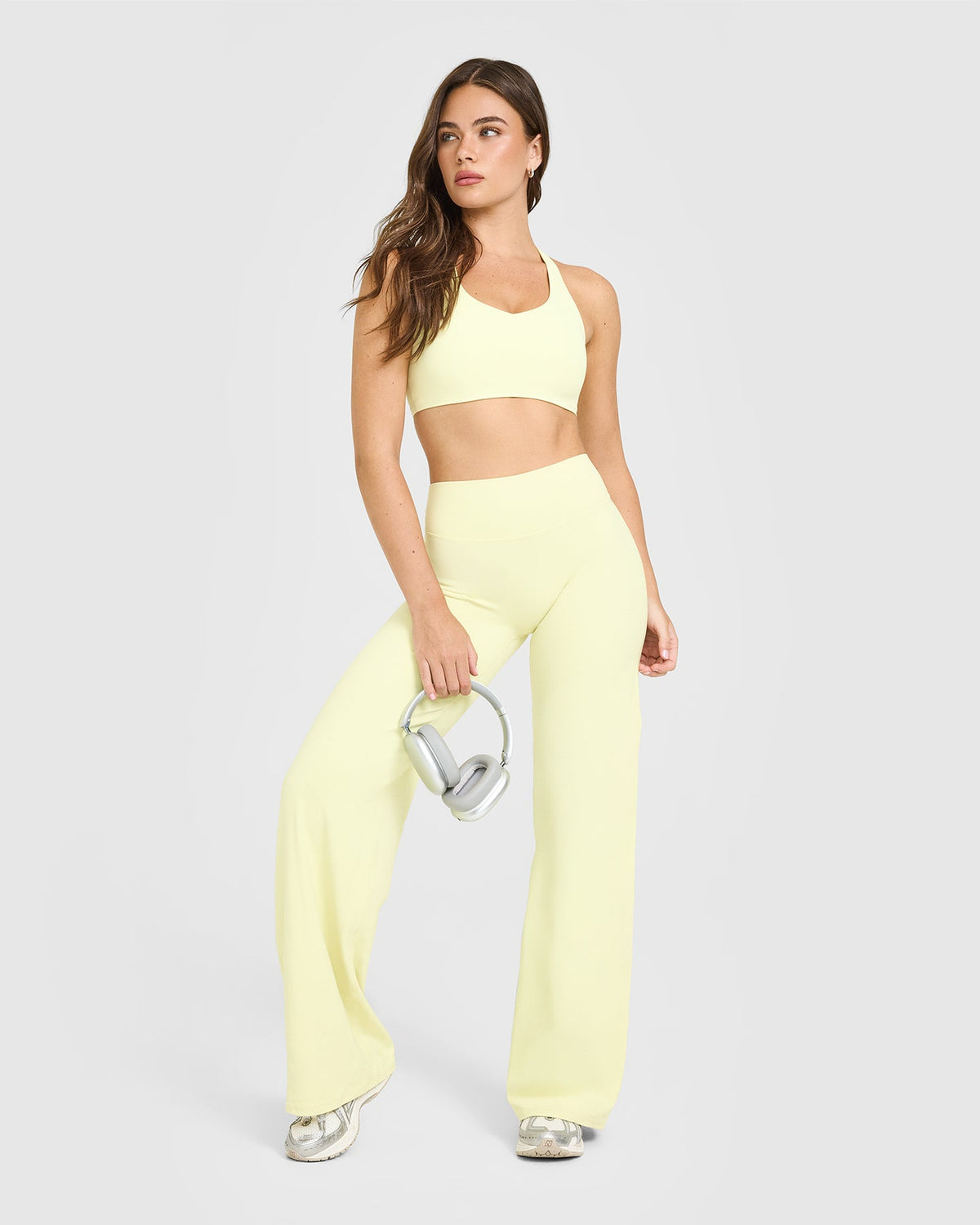 Eclipse Wide Leg Pants - Vainilla Sun  (Sin Scrunch)