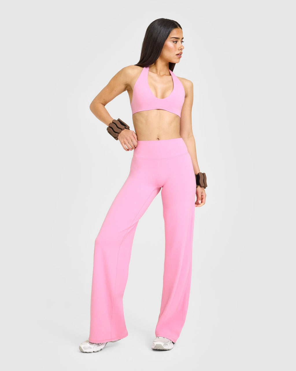 Eclipse Wide Leg Pants - Glow Pink