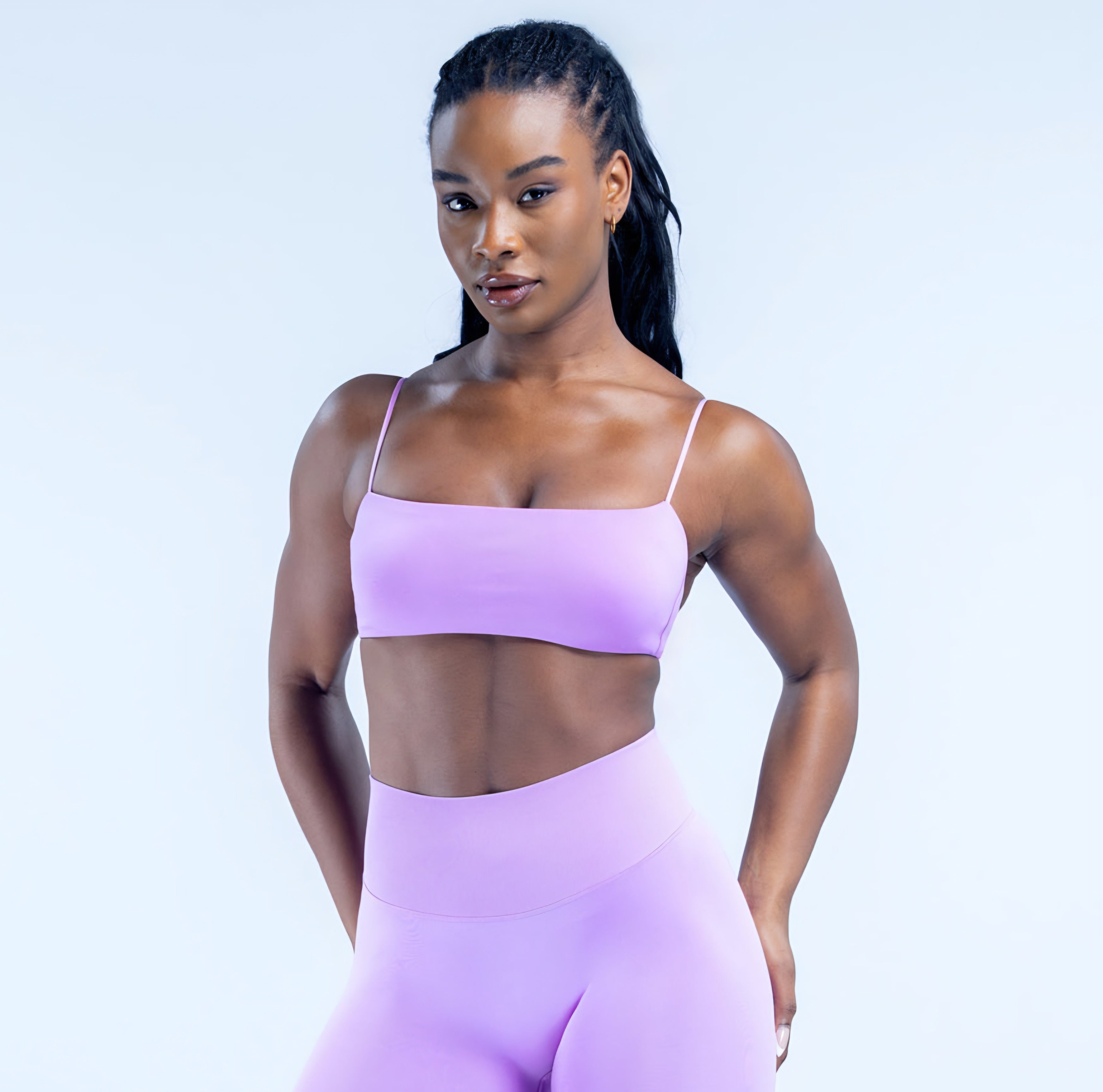 AURA Strappy Bra - Starlight Lilac