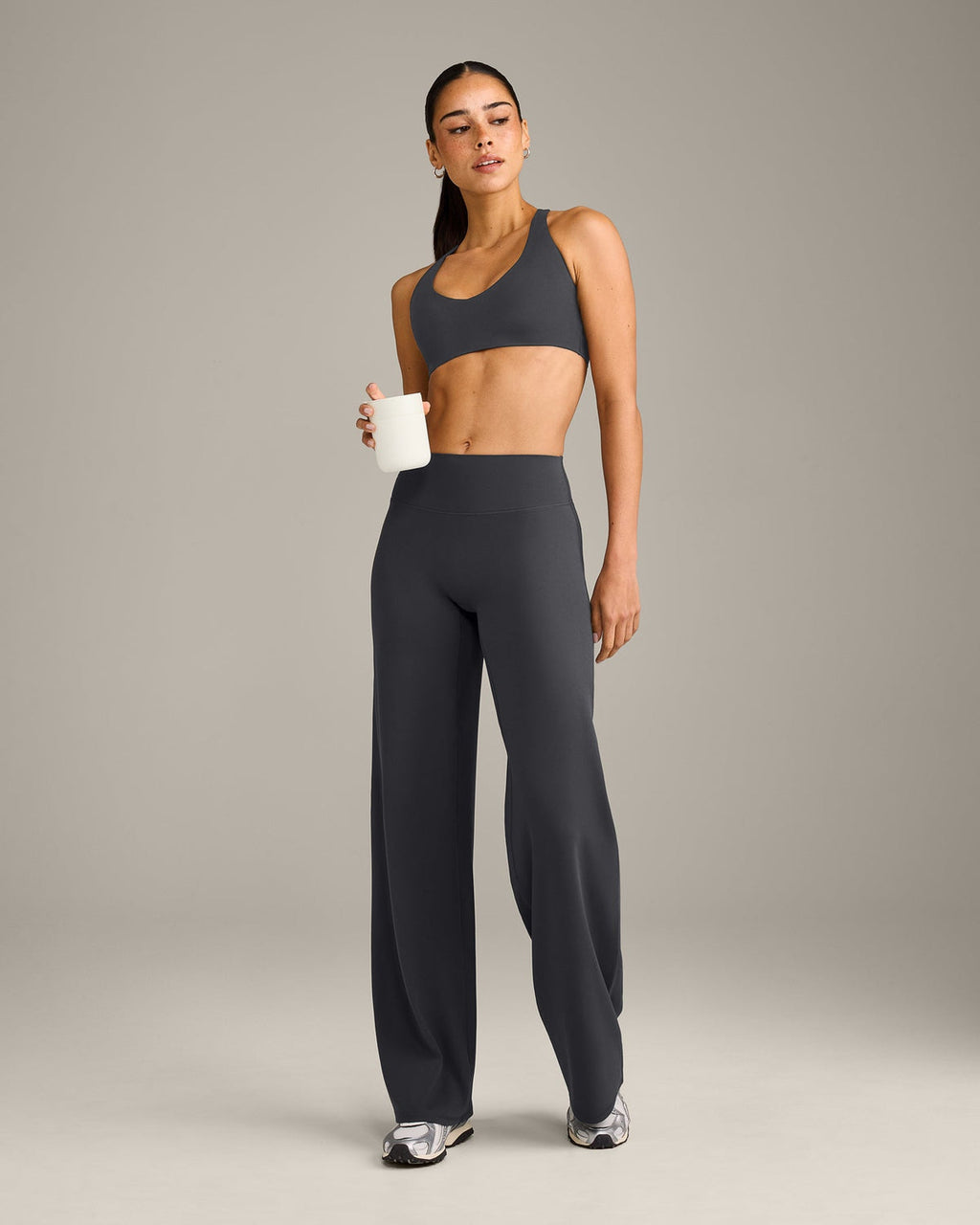Eclipse Wide Leg Pants - Cosmic Grey