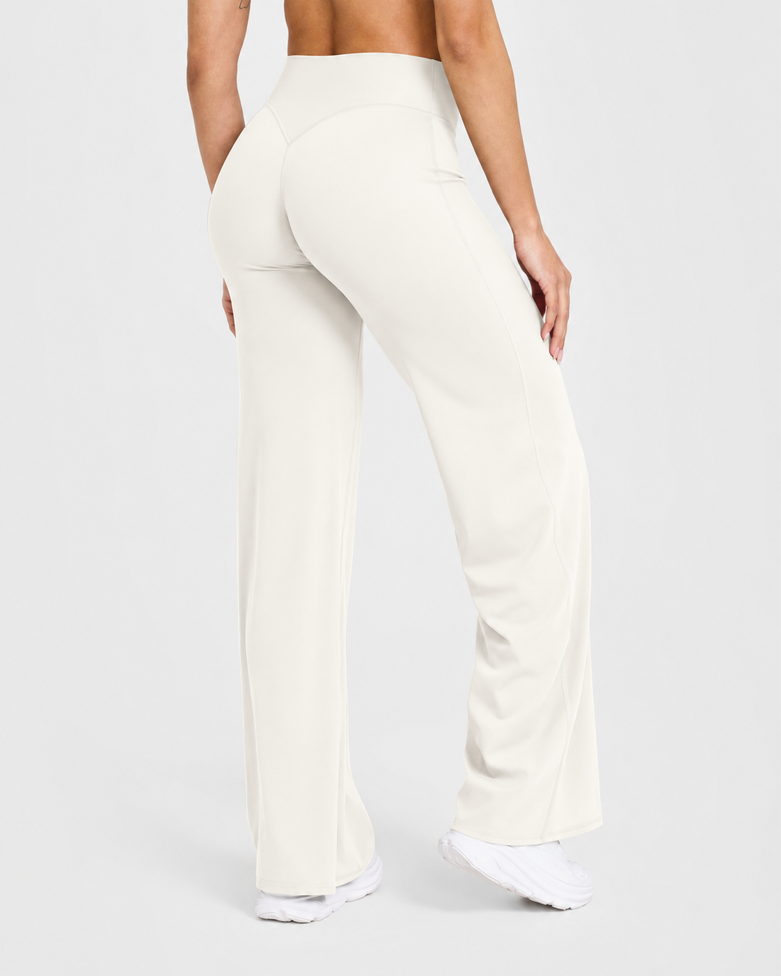 Eclipse Wide Leg Pants - Cream
