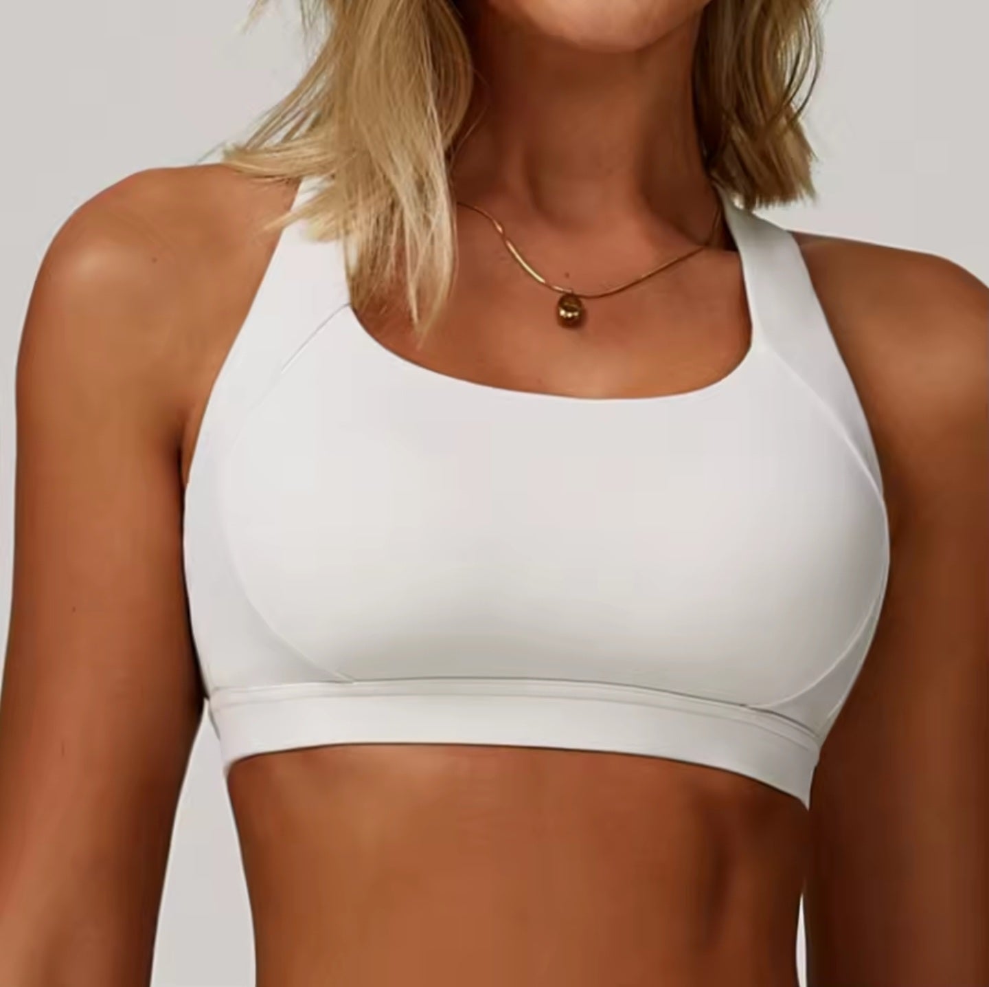 Luna Sculpt Top Sandstone