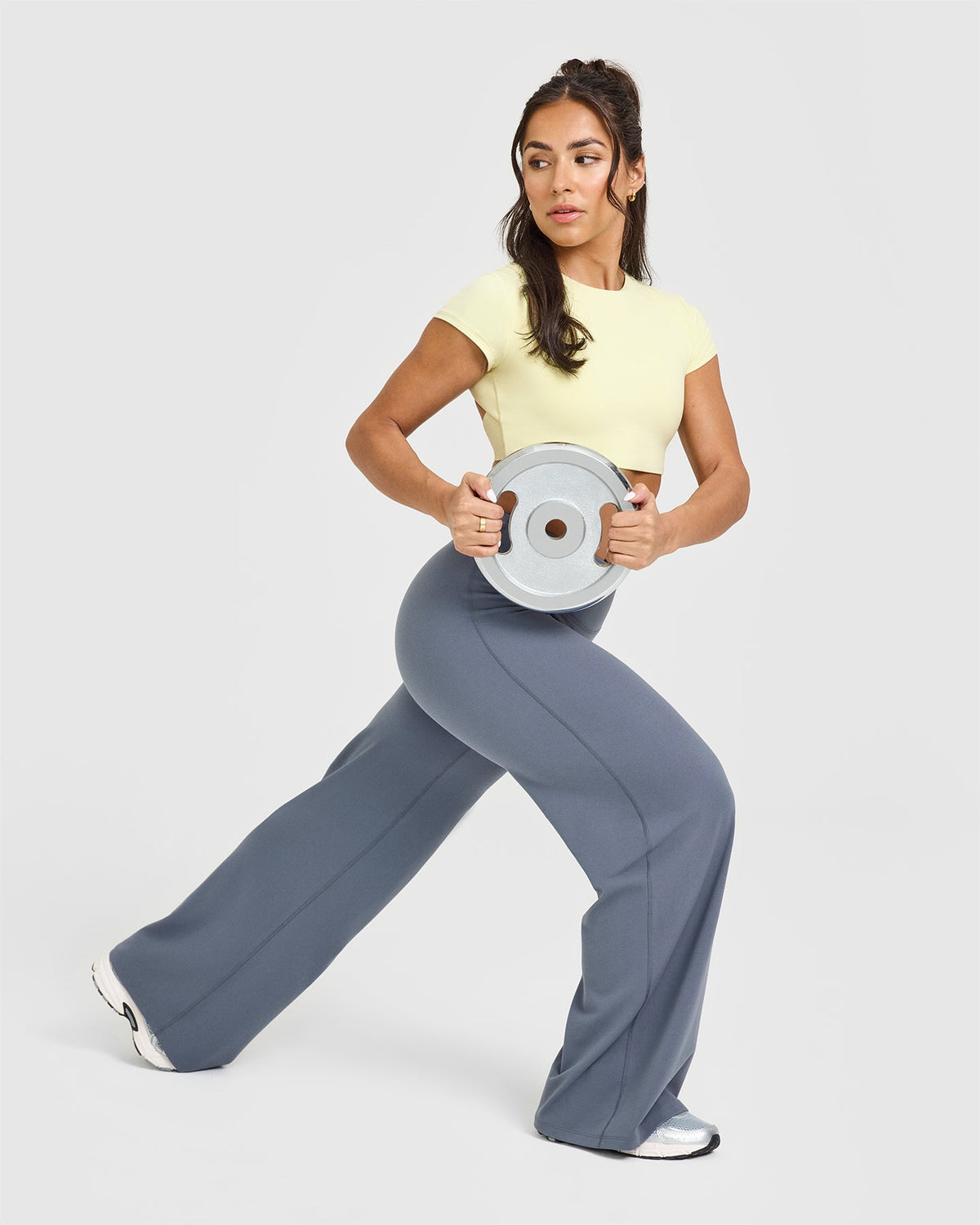 Eclipse Short Sleeve Crop Top - Vainilla Sun