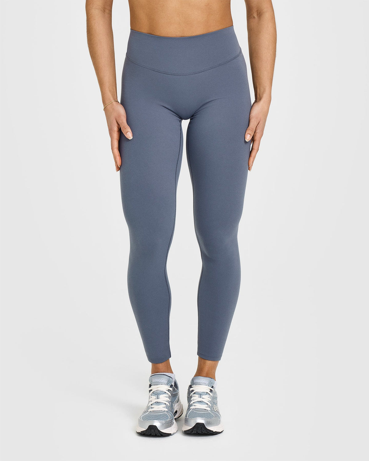 Eclipse Leggings- Steel Blue (Sin Scrunch)