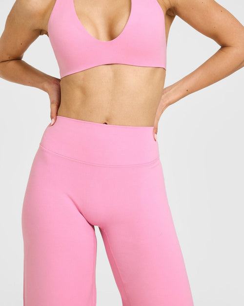 Eclipse Wide Leg Pants - Glow Pink