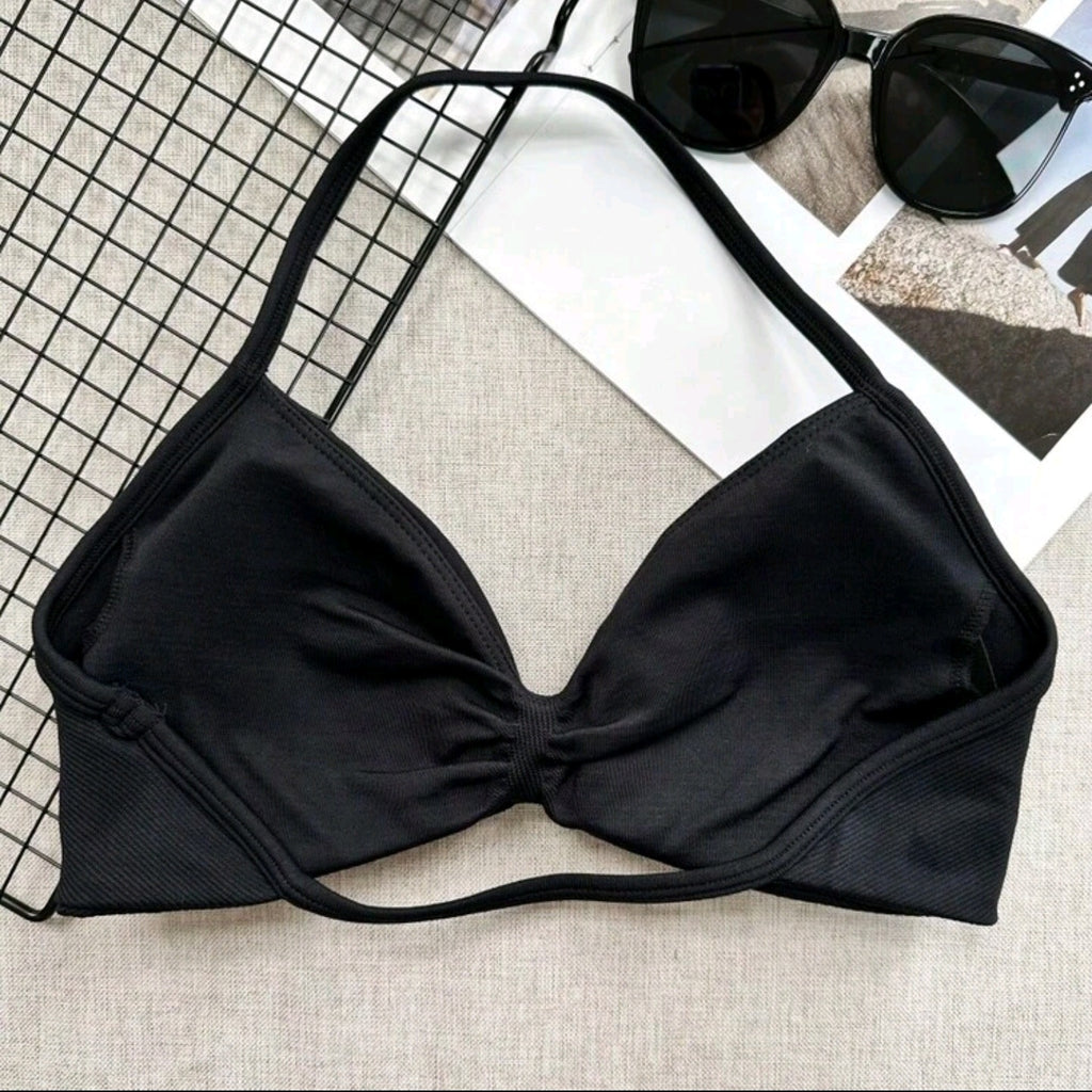 Impact Strappy Top Midnight Black