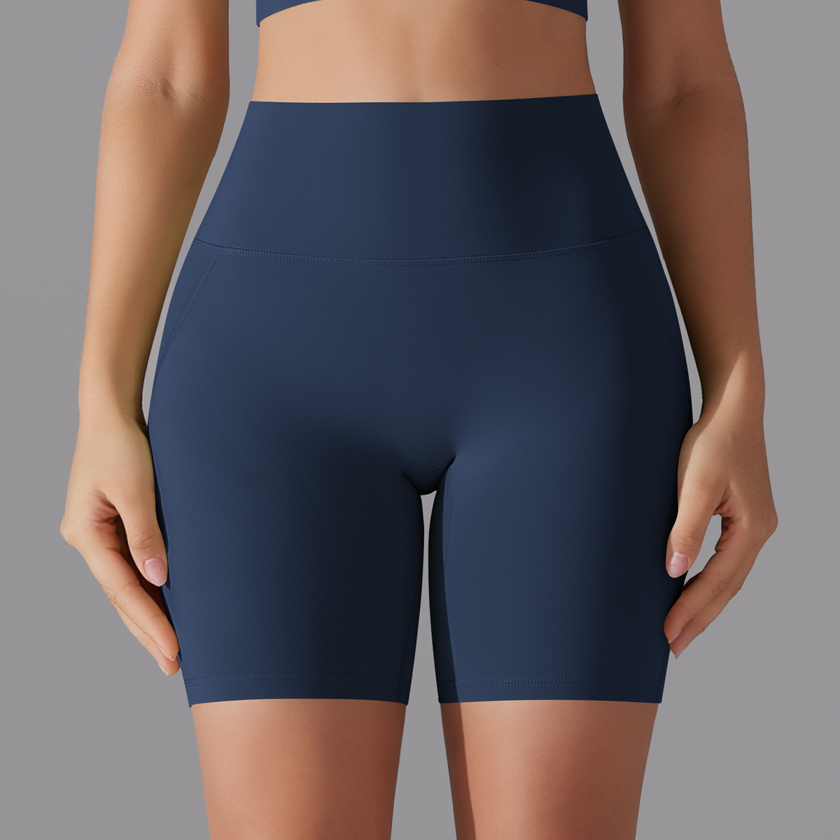 Short Navy Blue (Sin Scrunch)