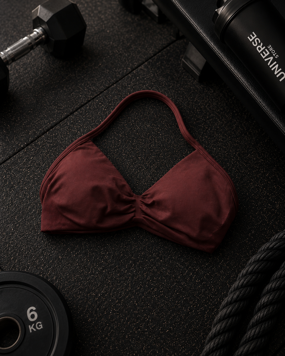 Impact Strappy Top - Chocolate Brown
