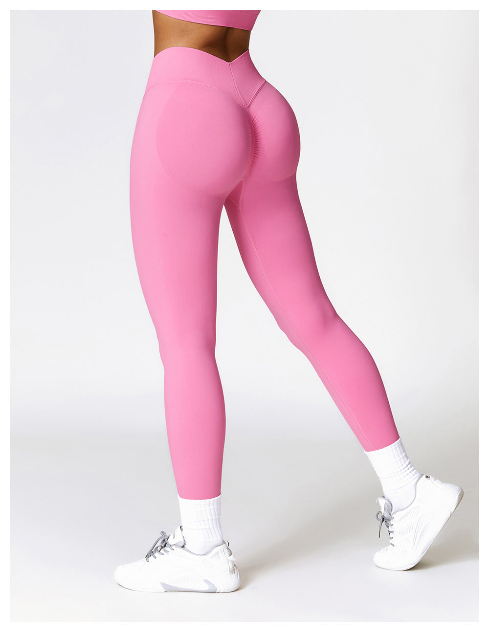 V-Cut Leggings Pink