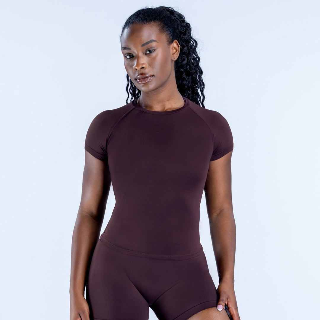 Impact T-shirt - Chocolate Brown